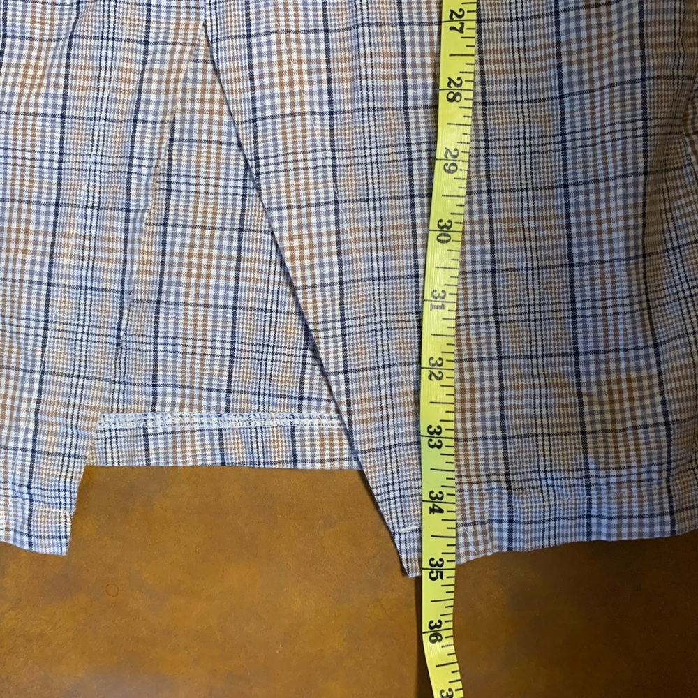 Gray Plaid Mini Dress w/Buttons- Size 6 - Picture 10 of 16